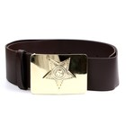 Карнавальный костюм военного: платье с длинными рукавами, пилотка, ремень, габардин, п/э, размер 30, 110-116 см - Фото 9