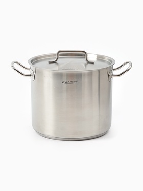 УЦЕНКА Кастрюля из нержавеющей стали «Общепит», d=24 см, h=20 см, 9 л, индукция 9670285