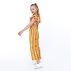 Комплект для девочки, цвет белый/оранжевый, рост 110 см 9587379