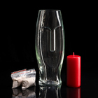 Ваза-подсвечник "Моаи-1" со свечой, 12х29,5 см, 9 ч, стекло - Фото 3