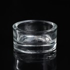 Стеклянный подсвечник на 1 свечу «Санта», 5.7?2.7 см (комплект 2 шт) - фото 22198246