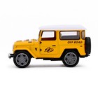 Машина металлическая «Джип», инерционная, цвет МИКС, в пакете - фото 24413096