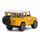 Машина металлическая «Джип», инерционная, цвет МИКС, в пакете - фото 24413097