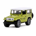 Машина металлическая «Джип», инерционная, цвет МИКС, в пакете - фото 24413100