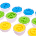 Развивающий набор «Сортер яйца», МИКС, в пакете - фото 22198440