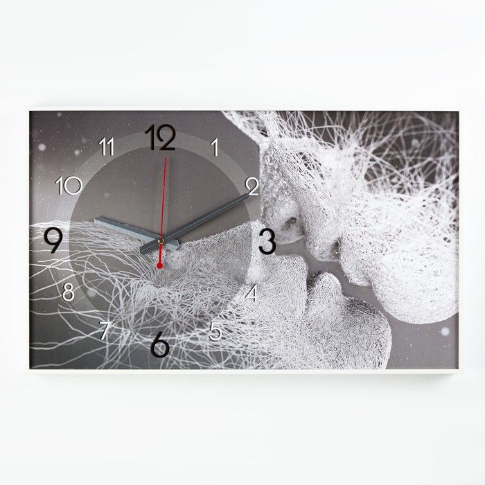 Часы-картина настенные, интерьерные "Лица", плавный ход, 57 х 35 х 4 см - Фото 1