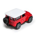 Машина металлическая «Джип», инерционная, цвет МИКС, в пакете - фото 24478839