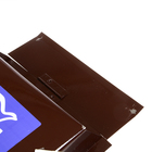 Ящик почтовый с замком, вертикальный, «Почта», коричневый - Фото 9