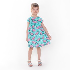 Платье для девочки, цвет мятный, рост 110