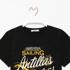 Футболка для мальчика, цвет чёрный, рост 152 9587321