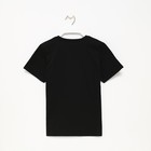 Футболка для мальчика, цвет чёрный, рост 152 9587321