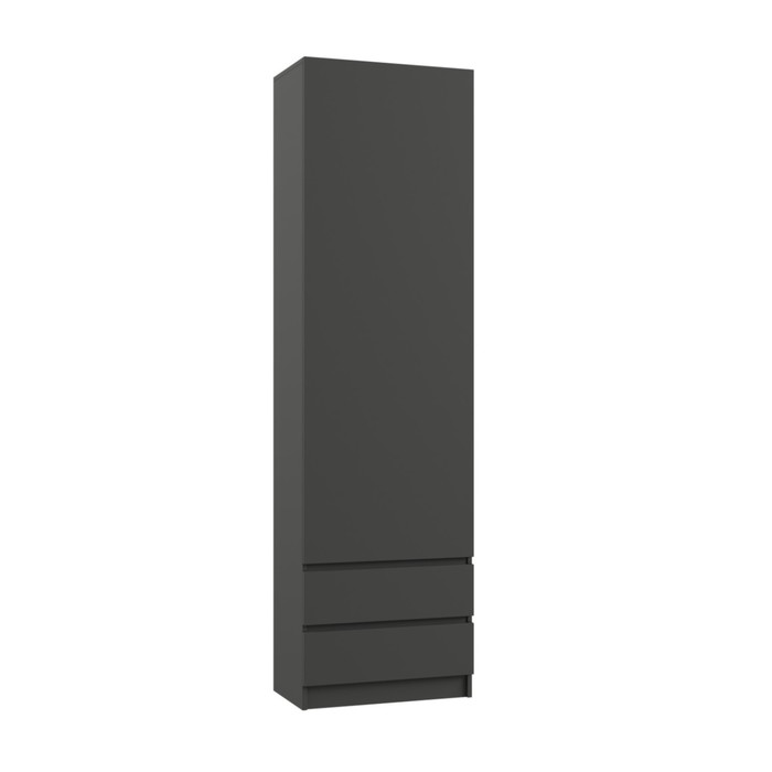 

Пенал с 2 - ящиками Мадера, 500х520х2100, Графит