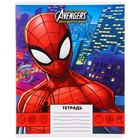 Тетрадь в клетку 24 листа, 5 видов МИКС, обложка мелованная бумага, «Человек-паук» - Фото 11