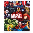 Тетрадь в клетку 48 л., картонная обложка, блок №2, белизна 75% (серые листы), «Марвел, Мстители» - Фото 3