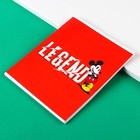 Тетрадь 48 листов в клетку, картонная обложка, Legend, Микки Маус - фото 25371327