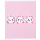 Тетрадь в клетку 48 л., картонная обложка, «Коты-аристократы» - Фото 3