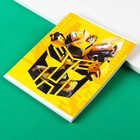 Тетрадь 48 листов в клетку, картонная обложка, блок №2, белизна 75% (серые листы) Bumblebee, Трансформеры - Фото 5