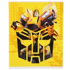 Тетрадь в клетку 48 л., картонная обложка, блок №2, белизна 75% (серые листы), «Бамблби, Трансформеры» - Фото 3