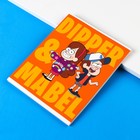 Тетрадь в клетку 48 л., картонная обложка, блок №2, белизна 75% (серые листы), «Гравити Фолз» - Фото 5