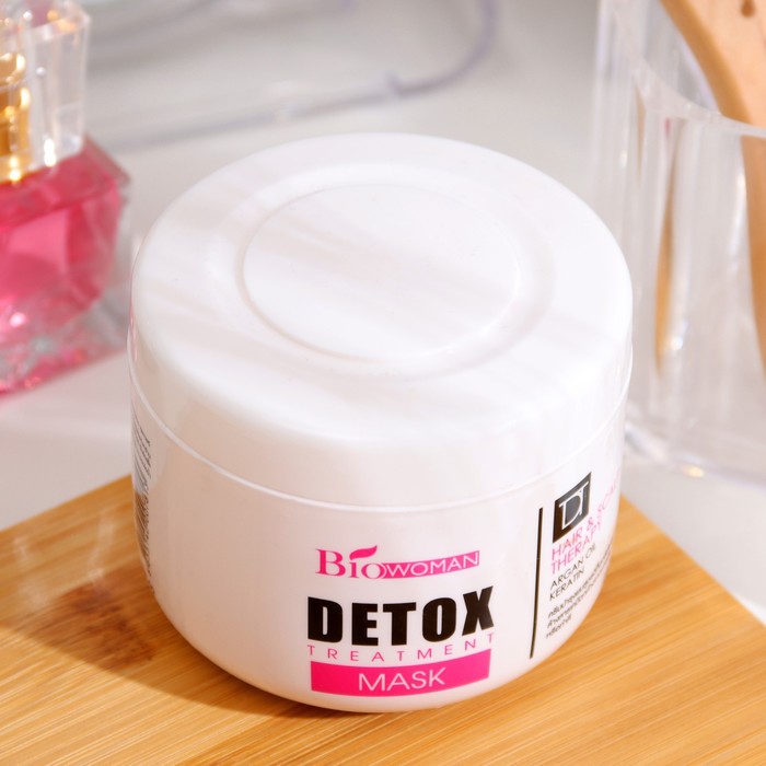 Маска для волос BioWoman Detox с органовым маслом и кератином, 250мл 34855