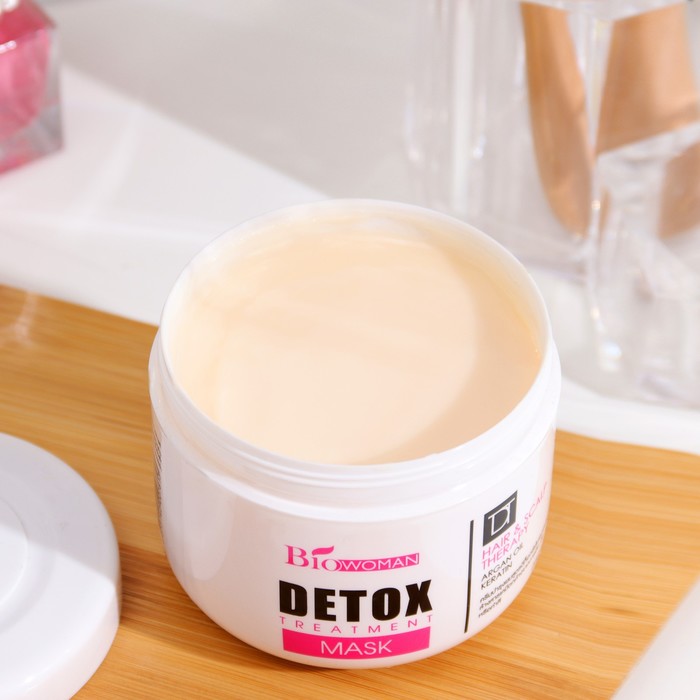 Маска для волос BioWoman Detox с органовым маслом и кератином, 250мл 34855