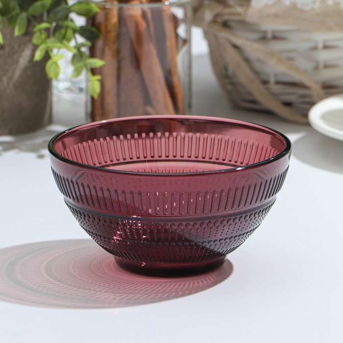 Салатник Luminarc «Луиз», d=12 см, стекло, лилак - Фото 1