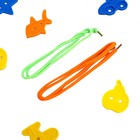 Шнуровка «Весёлые фигурки», в пакете, 40 шт, МИКС - фото 24609657