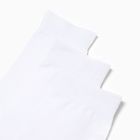 Набор мужских носков (3 пары), цвет белый, размер 27-29 - Фото 3