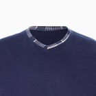 Комплект (футболка/шорты) мужской, цвет синий/клетка, размер 60 - Фото 7