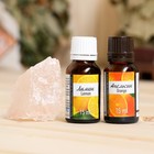 Ароманабор (испаритель, масло эфирное 2*15мл, гималайская соль) (апельсин и лимон) - фото 32093615