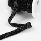 Стразы термоклеевые, 15 мм, 4.5±0.5 м, чёрные - Фото 2