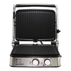 Электрический гриль Oursson EG2030S/BL, 2000 Вт, антипригарное покрытие, цвет чёрный - фото 51463073