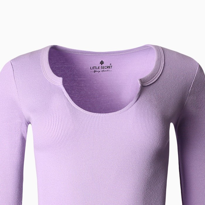 Лонгслив женский, цвет лиловый, размер 44 (M) 62750