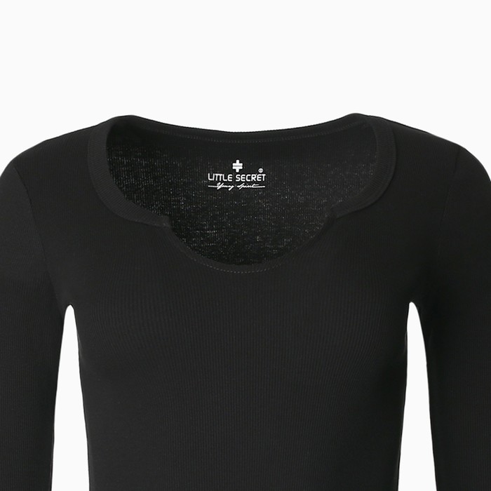 Лонгслив женский, цвет чёрный, размер 42 (S) 62752