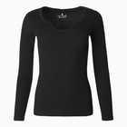 Лонгслив женский, цвет чёрный, размер 44 (M) - Фото 5