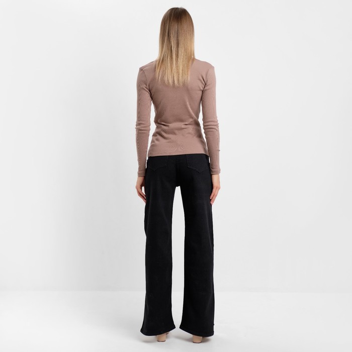 Лонгслив женский, цвет светло-коричневый, размер 42 (S) 62755