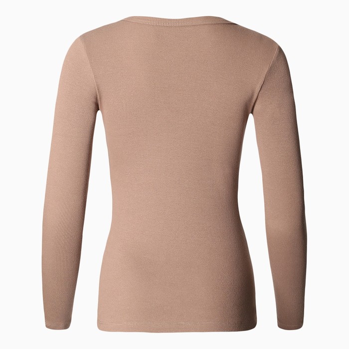 Лонгслив женский, цвет светло-коричневый, размер 44 (M) 62756