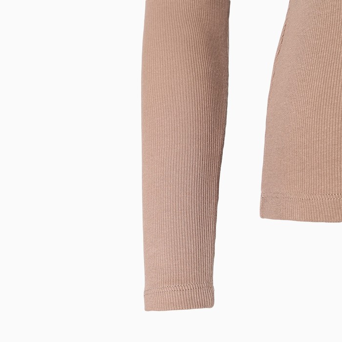 Лонгслив женский, цвет светло-коричневый, размер 46 (L) 62757