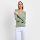 Лонгслив женский, цвет зелёный, размер 42 (S) - Фото 3