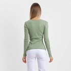 Лонгслив женский, цвет зелёный, размер 46 (L) - Фото 6