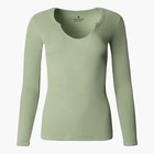 Лонгслив женский, цвет зелёный, размер 46 (L) - Фото 7