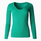 Лонгслив женский, цвет тёмно-зелёный, размер 42 (S) - Фото 6