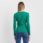 Лонгслив женский, цвет тёмно-зелёный, размер 44 (M) - Фото 5