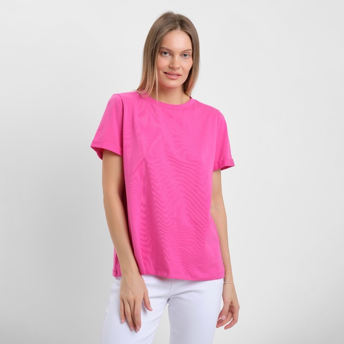 Футболка женская CHIC&amp;CHARISMA, розовый, размер 44-46 (L) - Фото 1
