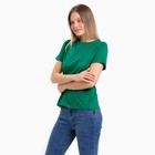 Футболка женская, цвет тёмно-зелёный, размер 42-44 (M) - Фото 3