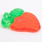 Прорезыватель для зубов охлаждающий с водой «Клубничка» - Фото 3