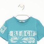 Футболка для мальчика, цвет серо-зелёный, рост 116см - фото 53299628