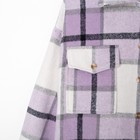 Рубашка женская MIST утепленная, р. S, лиловый - Фото 9