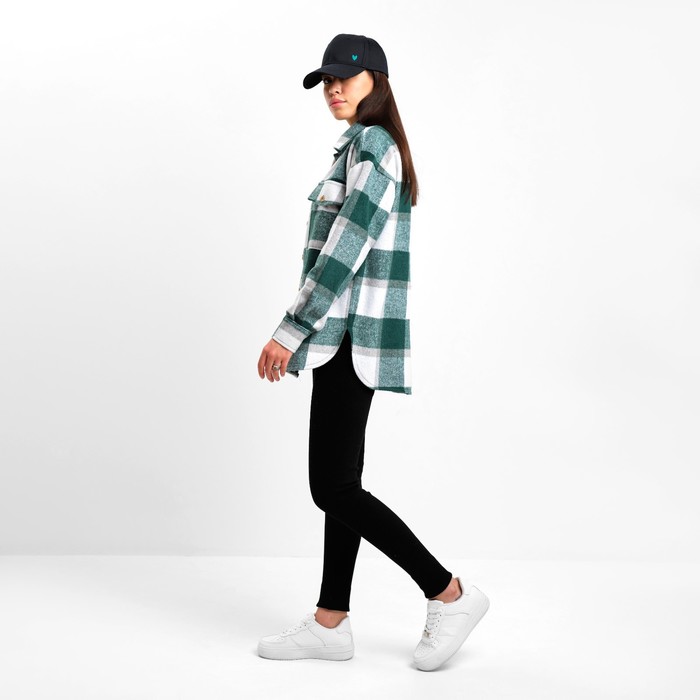 Рубашка женская MIST утепленная, р. M, зеленый 62764