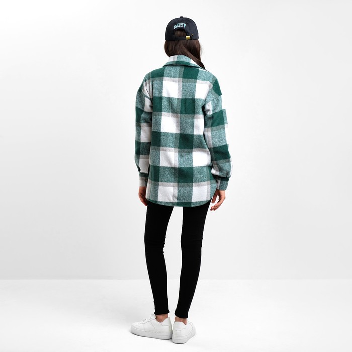 Рубашка женская MIST утепленная, р. M, зеленый 62764